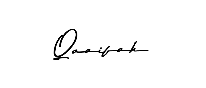 Also You can easily find your signature by using the search form. We will create Qaaifah name handwritten signature images for you free of cost using Asem Kandis PERSONAL USE sign style. Qaaifah signature style 9 images and pictures png