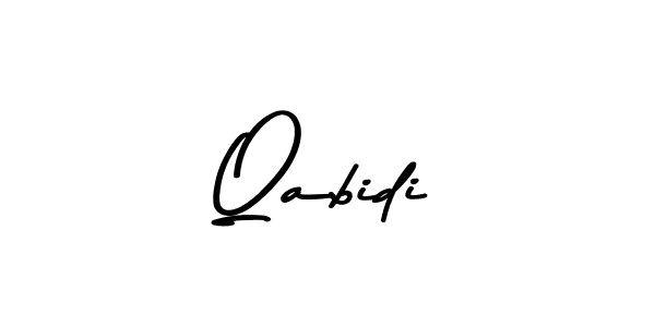 Create a beautiful signature design for name Qabidi. With this signature (Asem Kandis PERSONAL USE) fonts, you can make a handwritten signature for free. Qabidi signature style 9 images and pictures png