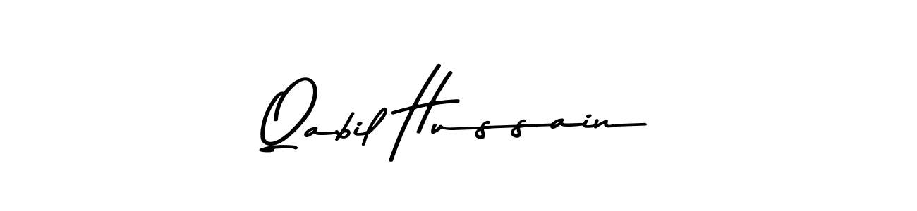 Qabil Hussain stylish signature style. Best Handwritten Sign (Asem Kandis PERSONAL USE) for my name. Handwritten Signature Collection Ideas for my name Qabil Hussain. Qabil Hussain signature style 9 images and pictures png