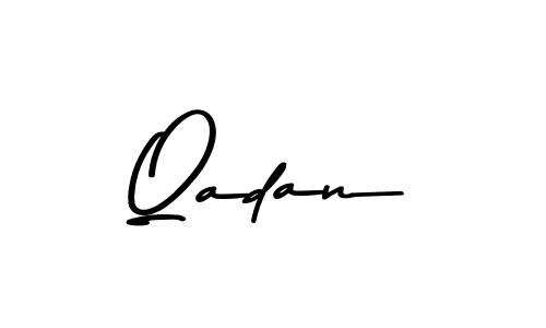 Design your own signature with our free online signature maker. With this signature software, you can create a handwritten (Asem Kandis PERSONAL USE) signature for name Qadan. Qadan signature style 9 images and pictures png