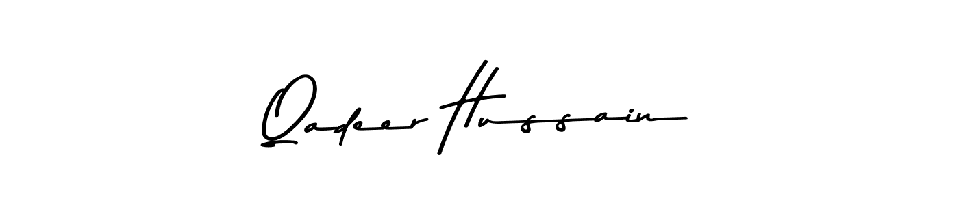 Similarly Asem Kandis PERSONAL USE is the best handwritten signature design. Signature creator online .You can use it as an online autograph creator for name Qadeer Hussain. Qadeer Hussain signature style 9 images and pictures png