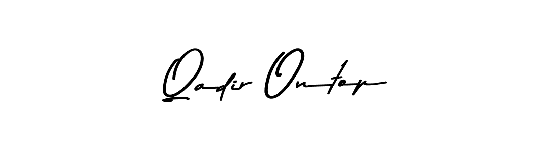 How to Draw Qadir Ontop signature style? Asem Kandis PERSONAL USE is a latest design signature styles for name Qadir Ontop. Qadir Ontop signature style 9 images and pictures png