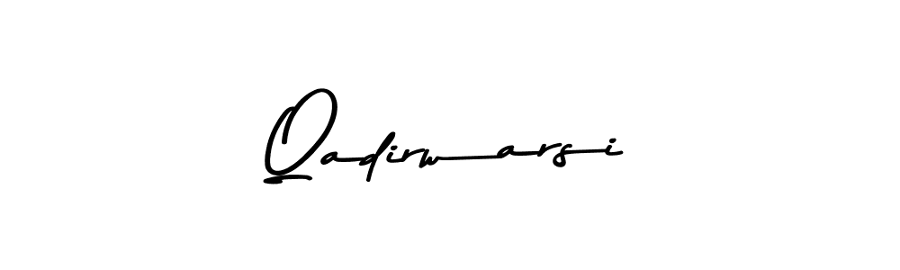 The best way (Asem Kandis PERSONAL USE) to make a short signature is to pick only two or three words in your name. The name Qadirwarsi include a total of six letters. For converting this name. Qadirwarsi signature style 9 images and pictures png