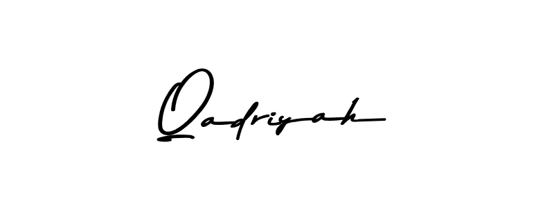 How to make Qadriyah signature? Asem Kandis PERSONAL USE is a professional autograph style. Create handwritten signature for Qadriyah name. Qadriyah signature style 9 images and pictures png