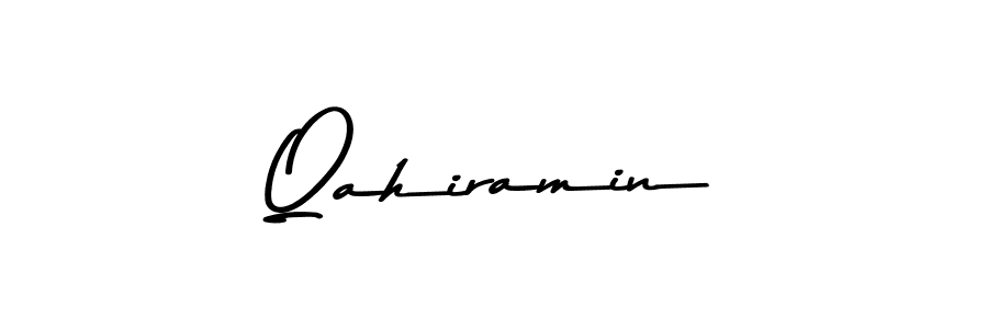 Also we have Qahiramin name is the best signature style. Create professional handwritten signature collection using Asem Kandis PERSONAL USE autograph style. Qahiramin signature style 9 images and pictures png
