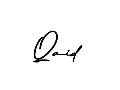 Create a beautiful signature design for name Qaid. With this signature (Asem Kandis PERSONAL USE) fonts, you can make a handwritten signature for free. Qaid signature style 9 images and pictures png