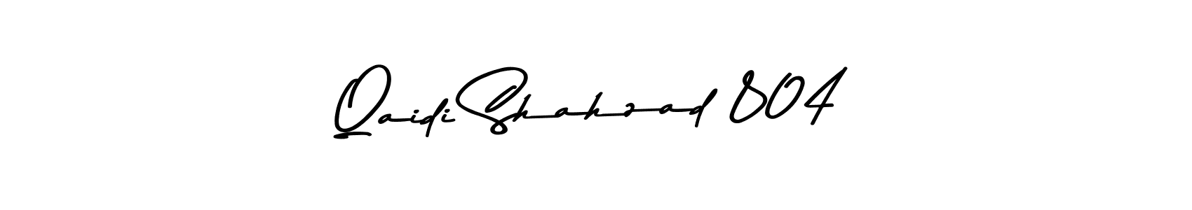 How to make Qaidi Shahzad 804 name signature. Use Asem Kandis PERSONAL USE style for creating short signs online. This is the latest handwritten sign. Qaidi Shahzad 804 signature style 9 images and pictures png