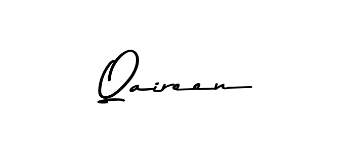 Also You can easily find your signature by using the search form. We will create Qaireen name handwritten signature images for you free of cost using Asem Kandis PERSONAL USE sign style. Qaireen signature style 9 images and pictures png