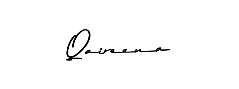 Make a beautiful signature design for name Qaireena. With this signature (Asem Kandis PERSONAL USE) style, you can create a handwritten signature for free. Qaireena signature style 9 images and pictures png
