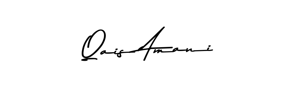 Make a beautiful signature design for name Qais Amani. With this signature (Asem Kandis PERSONAL USE) style, you can create a handwritten signature for free. Qais Amani signature style 9 images and pictures png