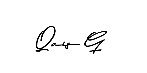 Design your own signature with our free online signature maker. With this signature software, you can create a handwritten (Asem Kandis PERSONAL USE) signature for name Qais G. Qais G signature style 9 images and pictures png