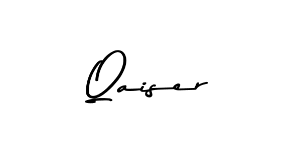 Design your own signature with our free online signature maker. With this signature software, you can create a handwritten (Asem Kandis PERSONAL USE) signature for name Qaiser. Qaiser signature style 9 images and pictures png