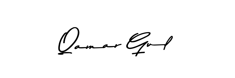 Here are the top 10 professional signature styles for the name Qamar Gul. These are the best autograph styles you can use for your name. Qamar Gul signature style 9 images and pictures png