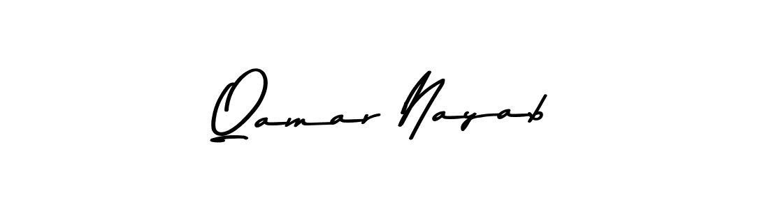 Check out images of Autograph of Qamar Nayab name. Actor Qamar Nayab Signature Style. Asem Kandis PERSONAL USE is a professional sign style online. Qamar Nayab signature style 9 images and pictures png