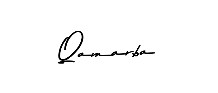 The best way (Asem Kandis PERSONAL USE) to make a short signature is to pick only two or three words in your name. The name Qamarba include a total of six letters. For converting this name. Qamarba signature style 9 images and pictures png