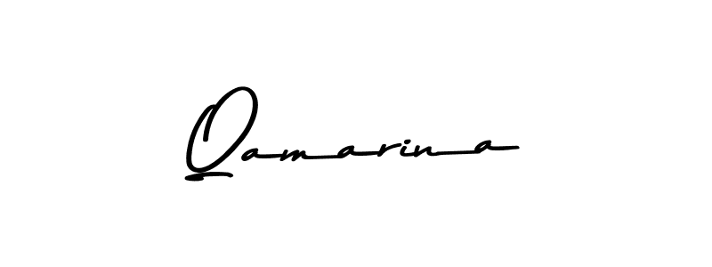 The best way (Asem Kandis PERSONAL USE) to make a short signature is to pick only two or three words in your name. The name Qamarina include a total of six letters. For converting this name. Qamarina signature style 9 images and pictures png