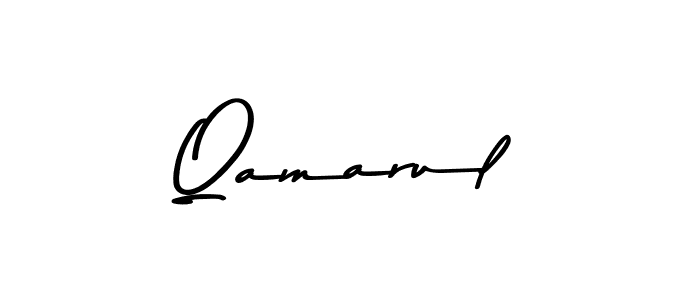 Also You can easily find your signature by using the search form. We will create Qamarul name handwritten signature images for you free of cost using Asem Kandis PERSONAL USE sign style. Qamarul signature style 9 images and pictures png