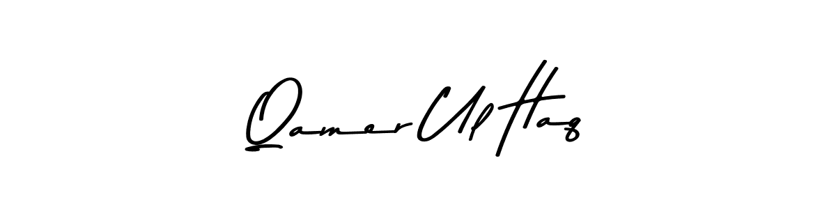 Make a beautiful signature design for name Qamer Ul Haq. Use this online signature maker to create a handwritten signature for free. Qamer Ul Haq signature style 9 images and pictures png