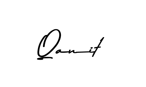 Similarly Asem Kandis PERSONAL USE is the best handwritten signature design. Signature creator online .You can use it as an online autograph creator for name Qanit. Qanit signature style 9 images and pictures png