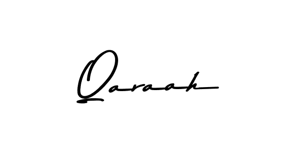 You should practise on your own different ways (Asem Kandis PERSONAL USE) to write your name (Qaraah) in signature. don't let someone else do it for you. Qaraah signature style 9 images and pictures png