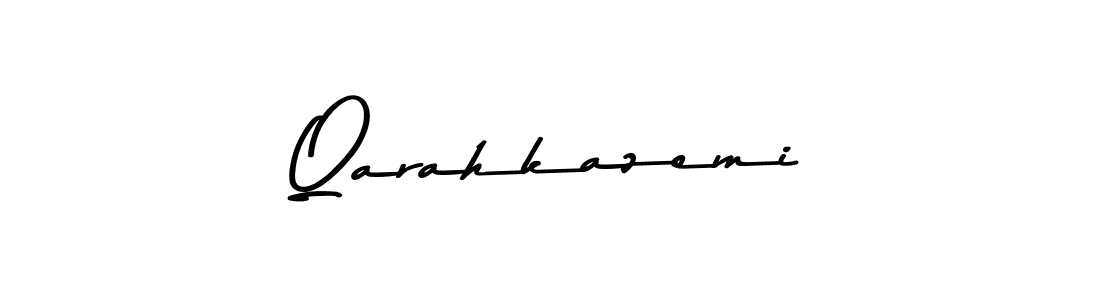 Qarahkazemi stylish signature style. Best Handwritten Sign (Asem Kandis PERSONAL USE) for my name. Handwritten Signature Collection Ideas for my name Qarahkazemi. Qarahkazemi signature style 9 images and pictures png