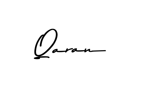 Use a signature maker to create a handwritten signature online. With this signature software, you can design (Asem Kandis PERSONAL USE) your own signature for name Qaran. Qaran signature style 9 images and pictures png