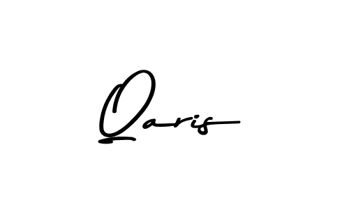 Use a signature maker to create a handwritten signature online. With this signature software, you can design (Asem Kandis PERSONAL USE) your own signature for name Qaris. Qaris signature style 9 images and pictures png