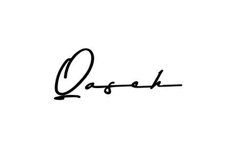 You should practise on your own different ways (Asem Kandis PERSONAL USE) to write your name (Qaseh) in signature. don't let someone else do it for you. Qaseh signature style 9 images and pictures png