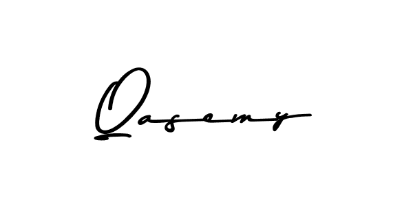 Create a beautiful signature design for name Qasemy. With this signature (Asem Kandis PERSONAL USE) fonts, you can make a handwritten signature for free. Qasemy signature style 9 images and pictures png