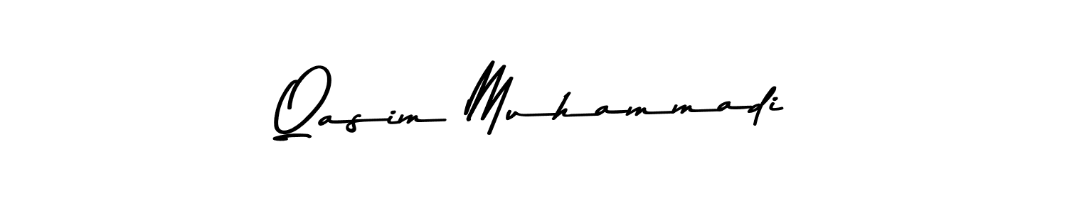 Use a signature maker to create a handwritten signature online. With this signature software, you can design (Asem Kandis PERSONAL USE) your own signature for name Qasim Muhammadi. Qasim Muhammadi signature style 9 images and pictures png