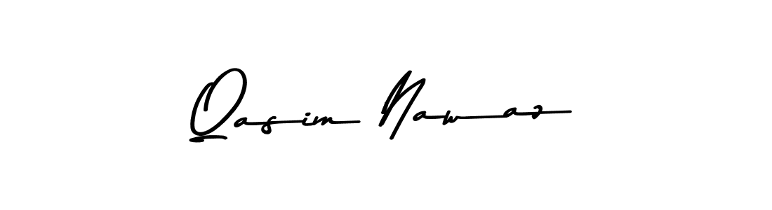 Use a signature maker to create a handwritten signature online. With this signature software, you can design (Asem Kandis PERSONAL USE) your own signature for name Qasim Nawaz. Qasim Nawaz signature style 9 images and pictures png