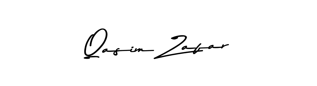 Use a signature maker to create a handwritten signature online. With this signature software, you can design (Asem Kandis PERSONAL USE) your own signature for name Qasim Zafar. Qasim Zafar signature style 9 images and pictures png