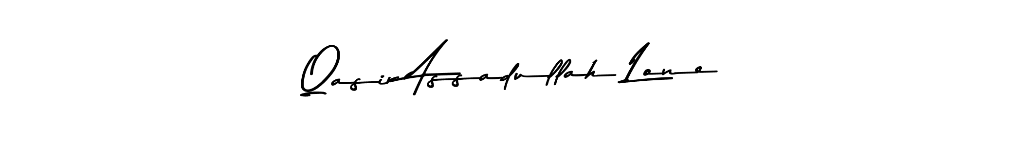 Make a beautiful signature design for name Qasir Assadullah Lone. Use this online signature maker to create a handwritten signature for free. Qasir Assadullah Lone signature style 9 images and pictures png