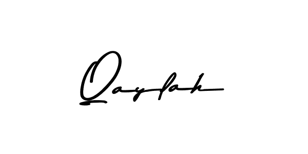 Similarly Asem Kandis PERSONAL USE is the best handwritten signature design. Signature creator online .You can use it as an online autograph creator for name Qaylah. Qaylah signature style 9 images and pictures png