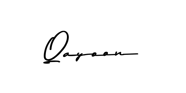 Make a beautiful signature design for name Qayoon. Use this online signature maker to create a handwritten signature for free. Qayoon signature style 9 images and pictures png