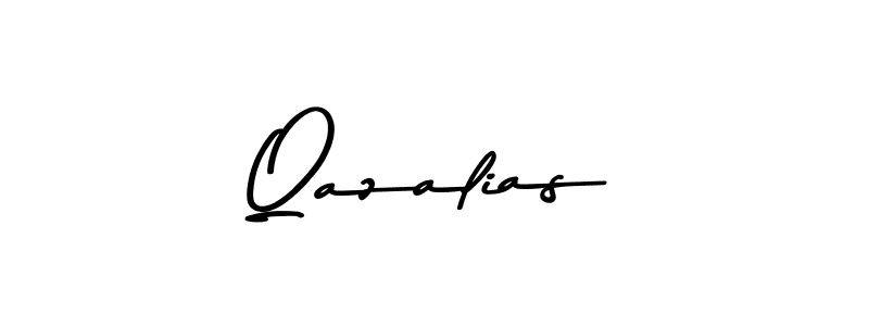 Here are the top 10 professional signature styles for the name Qazalias. These are the best autograph styles you can use for your name. Qazalias signature style 9 images and pictures png