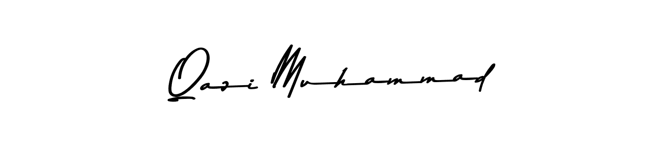How to make Qazi Muhammad signature? Asem Kandis PERSONAL USE is a professional autograph style. Create handwritten signature for Qazi Muhammad name. Qazi Muhammad signature style 9 images and pictures png