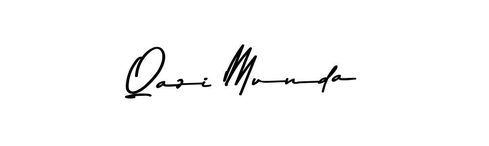 Similarly Asem Kandis PERSONAL USE is the best handwritten signature design. Signature creator online .You can use it as an online autograph creator for name Qazi Munda. Qazi Munda signature style 9 images and pictures png
