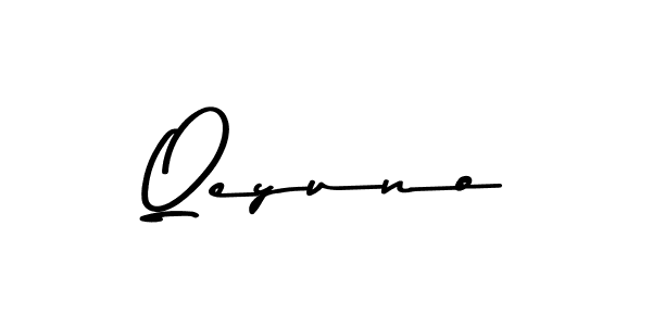 Qeyuno stylish signature style. Best Handwritten Sign (Asem Kandis PERSONAL USE) for my name. Handwritten Signature Collection Ideas for my name Qeyuno. Qeyuno signature style 9 images and pictures png