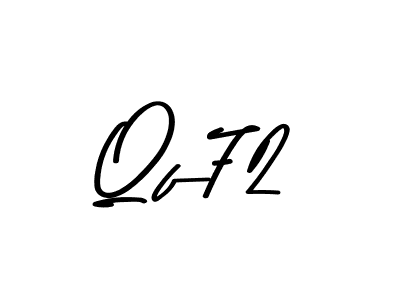 Also You can easily find your signature by using the search form. We will create Qf72 name handwritten signature images for you free of cost using Asem Kandis PERSONAL USE sign style. Qf72 signature style 9 images and pictures png