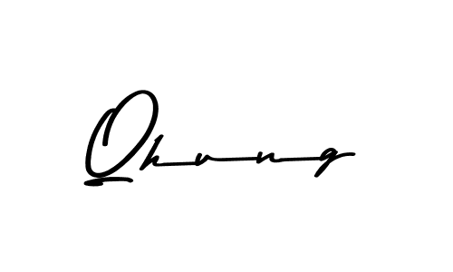 Also we have Qhung name is the best signature style. Create professional handwritten signature collection using Asem Kandis PERSONAL USE autograph style. Qhung signature style 9 images and pictures png