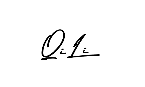 Qi Li stylish signature style. Best Handwritten Sign (Asem Kandis PERSONAL USE) for my name. Handwritten Signature Collection Ideas for my name Qi Li. Qi Li signature style 9 images and pictures png