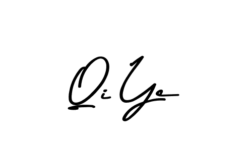 Here are the top 10 professional signature styles for the name Qi Ye. These are the best autograph styles you can use for your name. Qi Ye signature style 9 images and pictures png
