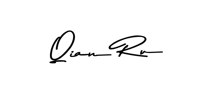 Qian Ru stylish signature style. Best Handwritten Sign (Asem Kandis PERSONAL USE) for my name. Handwritten Signature Collection Ideas for my name Qian Ru. Qian Ru signature style 9 images and pictures png