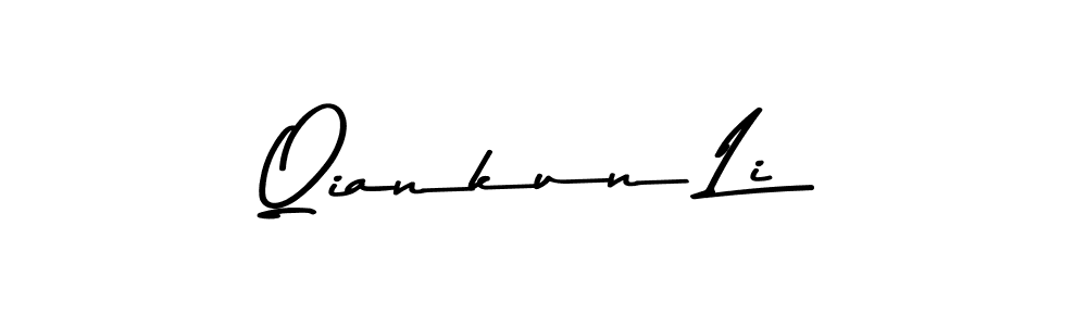 How to make Qiankun Li signature? Asem Kandis PERSONAL USE is a professional autograph style. Create handwritten signature for Qiankun Li name. Qiankun Li signature style 9 images and pictures png