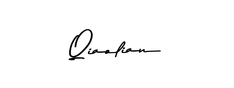 Make a beautiful signature design for name Qiaolian. With this signature (Asem Kandis PERSONAL USE) style, you can create a handwritten signature for free. Qiaolian signature style 9 images and pictures png