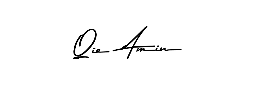 Make a beautiful signature design for name Qie  Amin. Use this online signature maker to create a handwritten signature for free. Qie  Amin signature style 9 images and pictures png