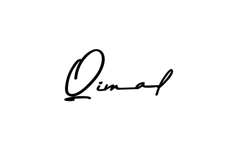 Make a beautiful signature design for name Qimal. Use this online signature maker to create a handwritten signature for free. Qimal signature style 9 images and pictures png