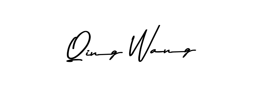 Here are the top 10 professional signature styles for the name Qing Wang. These are the best autograph styles you can use for your name. Qing Wang signature style 9 images and pictures png