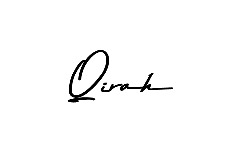 Also You can easily find your signature by using the search form. We will create Qirah name handwritten signature images for you free of cost using Asem Kandis PERSONAL USE sign style. Qirah signature style 9 images and pictures png